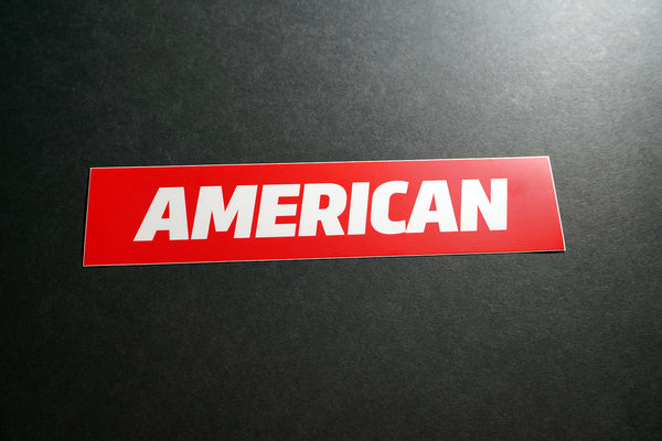 American Vinyl Sticker