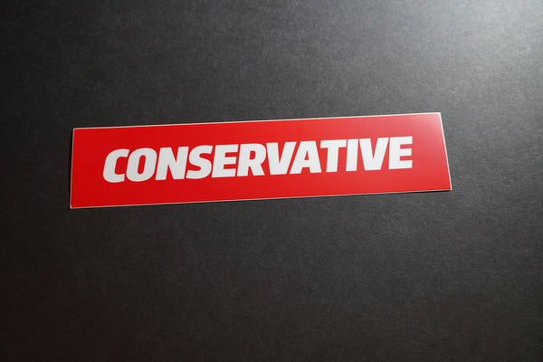 Conservative Vinyl Sticker