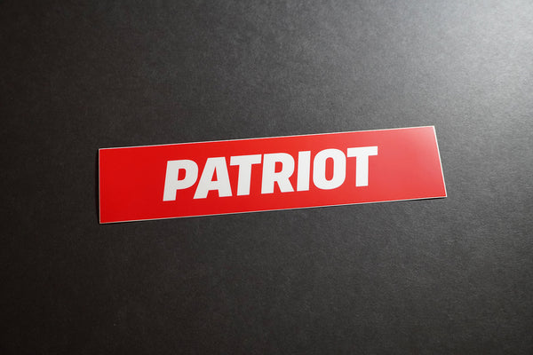 Patriot Vinyl Sticker