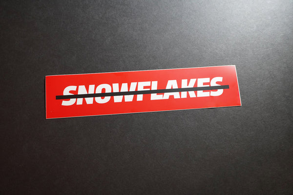 Anti-Snowflakes Vinyl Sticker