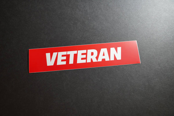 Veteran Vinyl Sticker