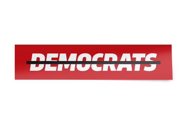 Anti-Democrats Vinyl Sticker