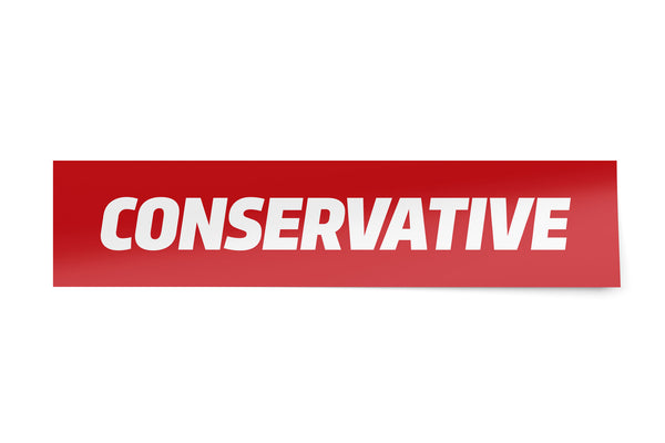 Conservative Vinyl Sticker