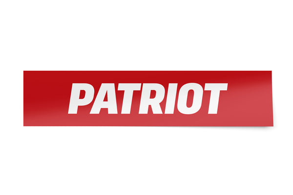 Patriot Vinyl Sticker